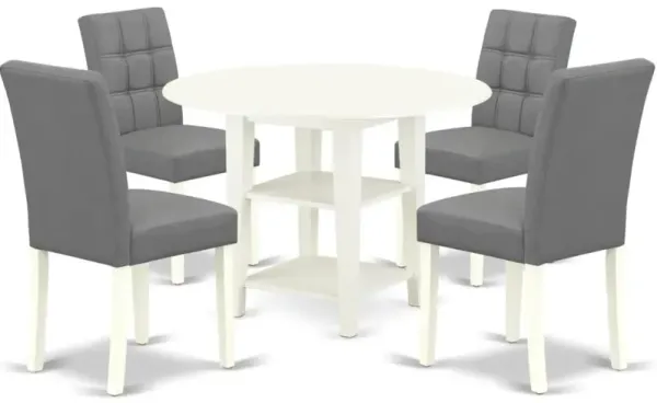 5 Piece Dinner Table Set