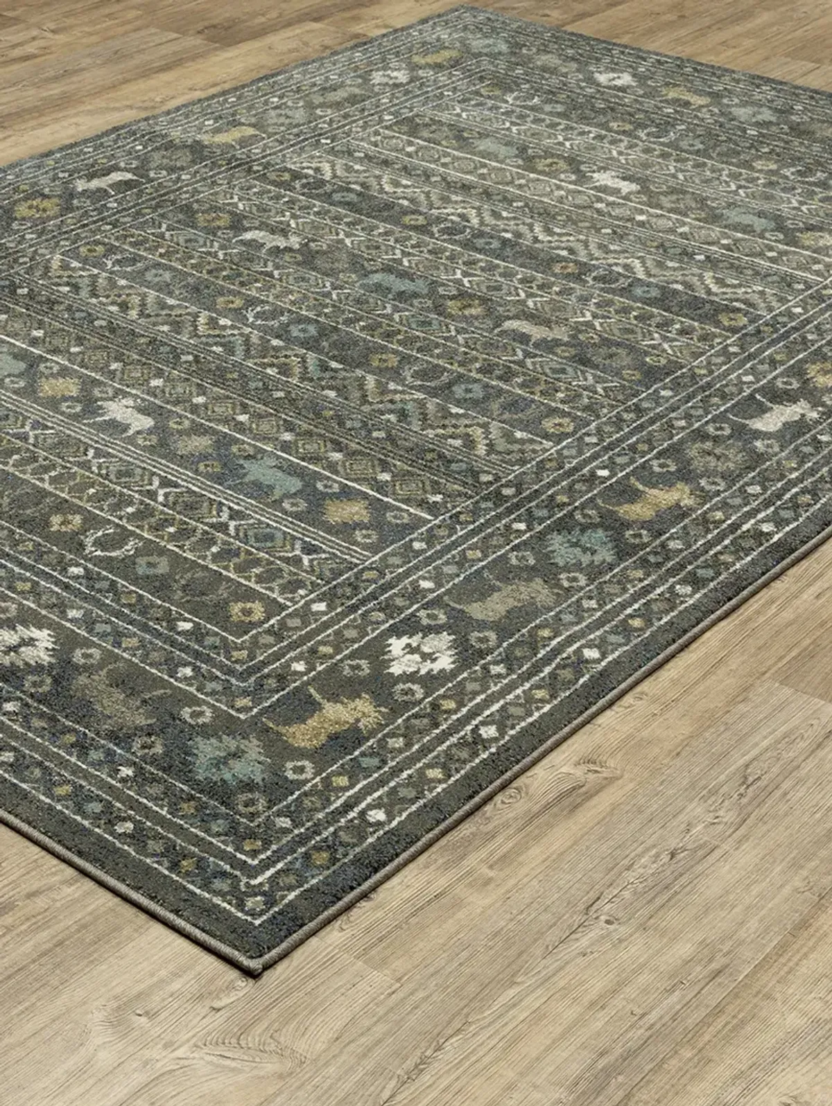 Venice 3'10" x 5'5" Blue Rug