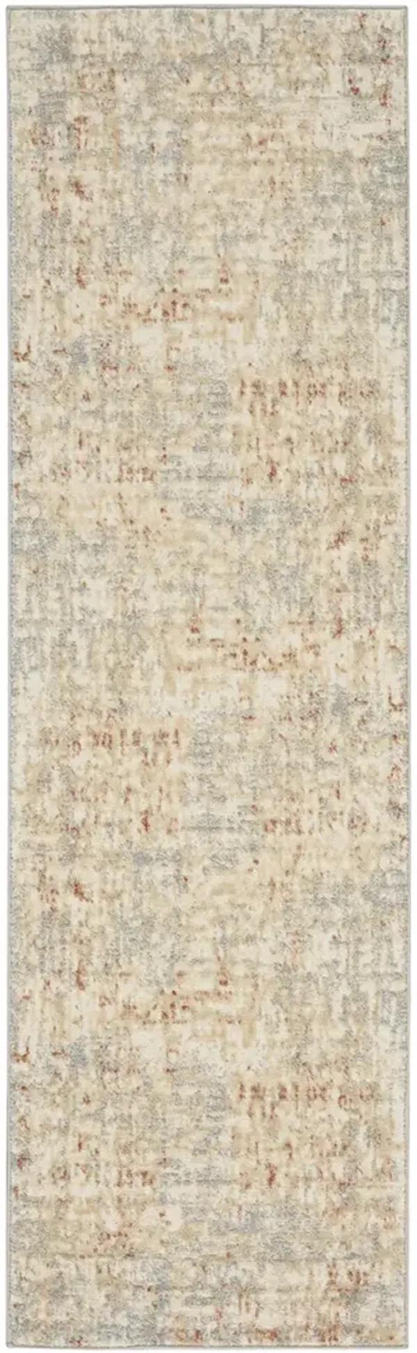 CK005 Enchanting ECH06 Ivory/Gray 2'3" x 7'3" Rug