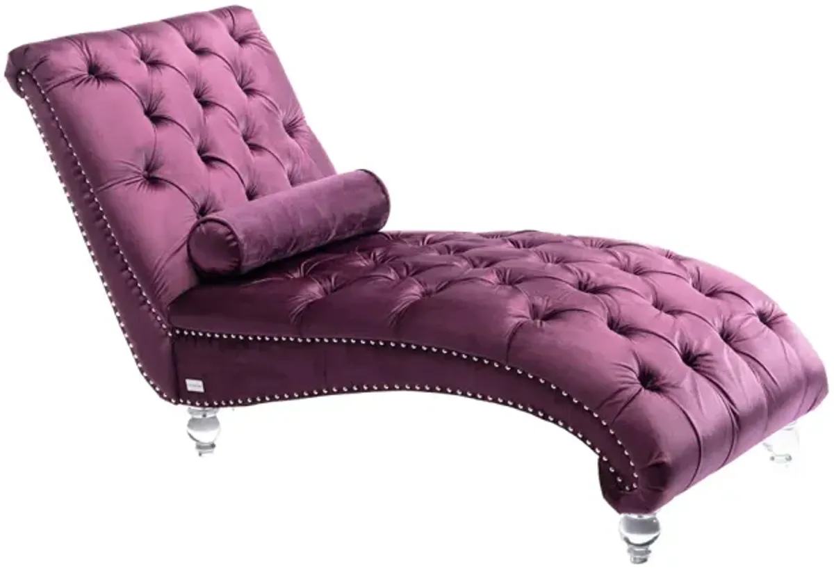 Leisure Concubine Sofa With Acrylic Feet