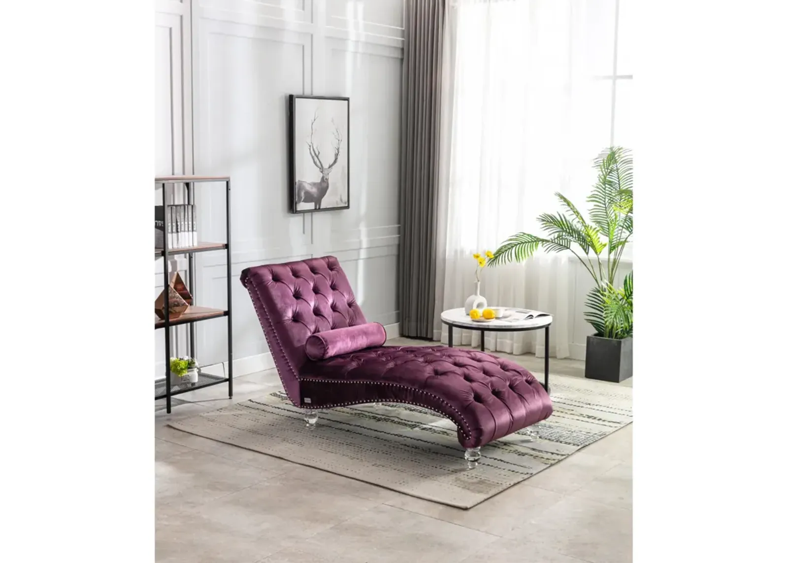 Leisure Concubine Sofa With Acrylic Feet