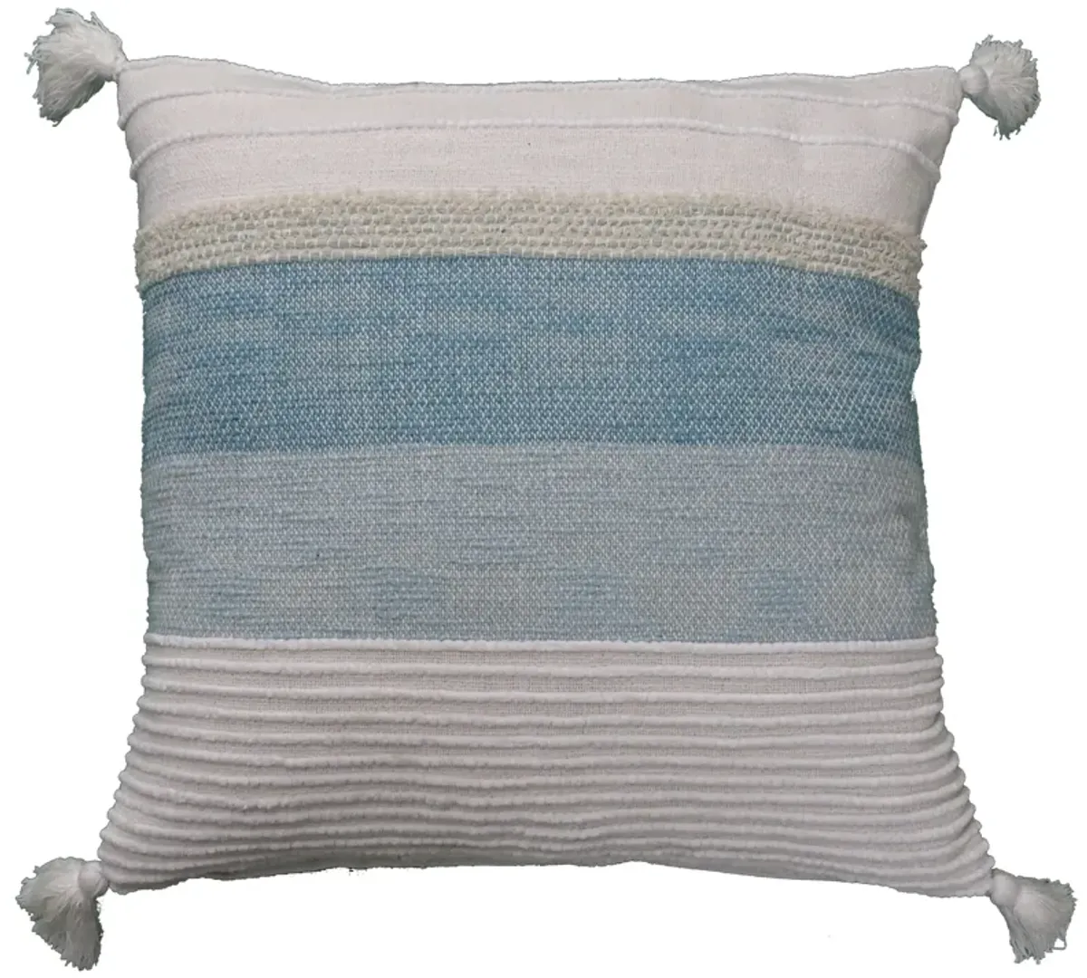 Elegant Large Throw Pillow 22" x 22" for Couch Handloom Woven