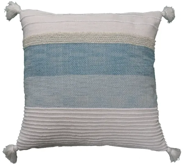 Elegant Large Throw Pillow 22" x 22" for Couch Handloom Woven