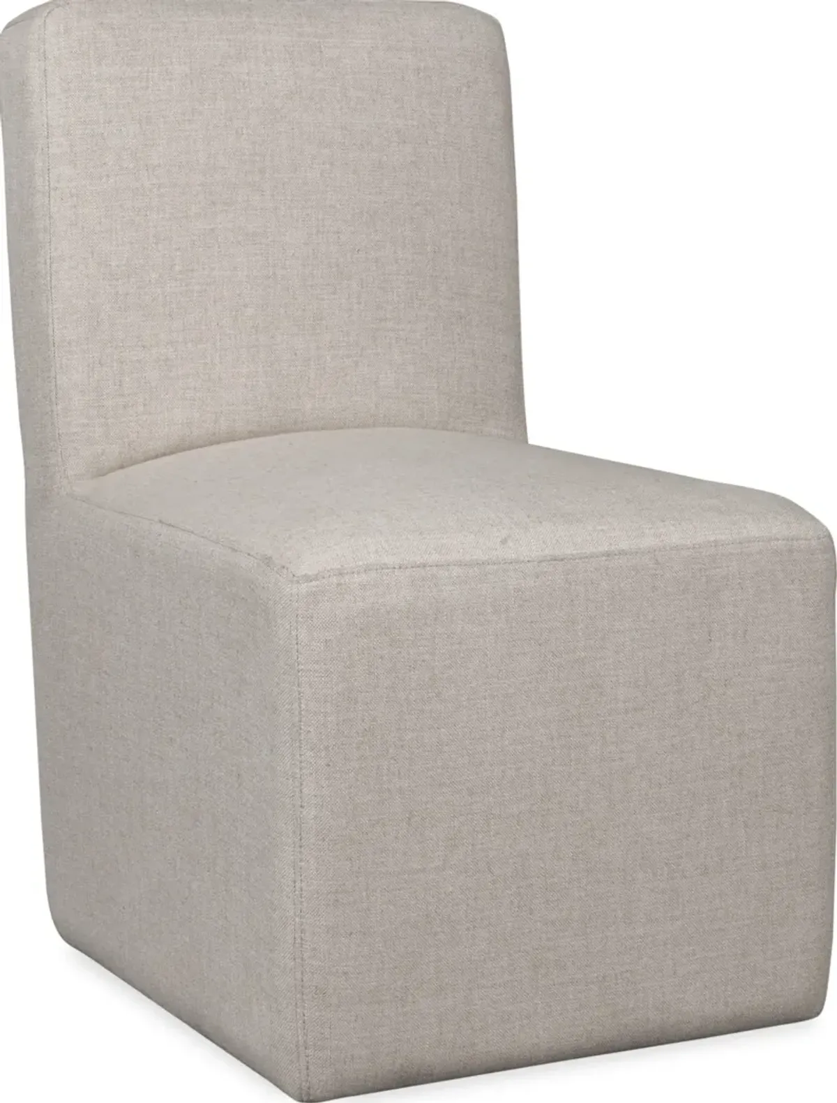 Liv Fully Upholstered Dining Chair in Natural Linen - Set of 2