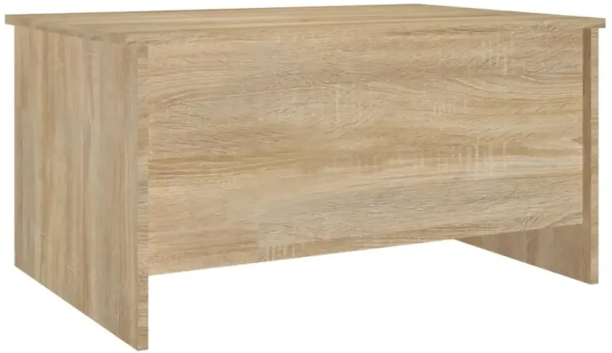 vidaXL Coffee Table Sonoma Oak 31.5"x21.9"x16.3" Engineered Wood