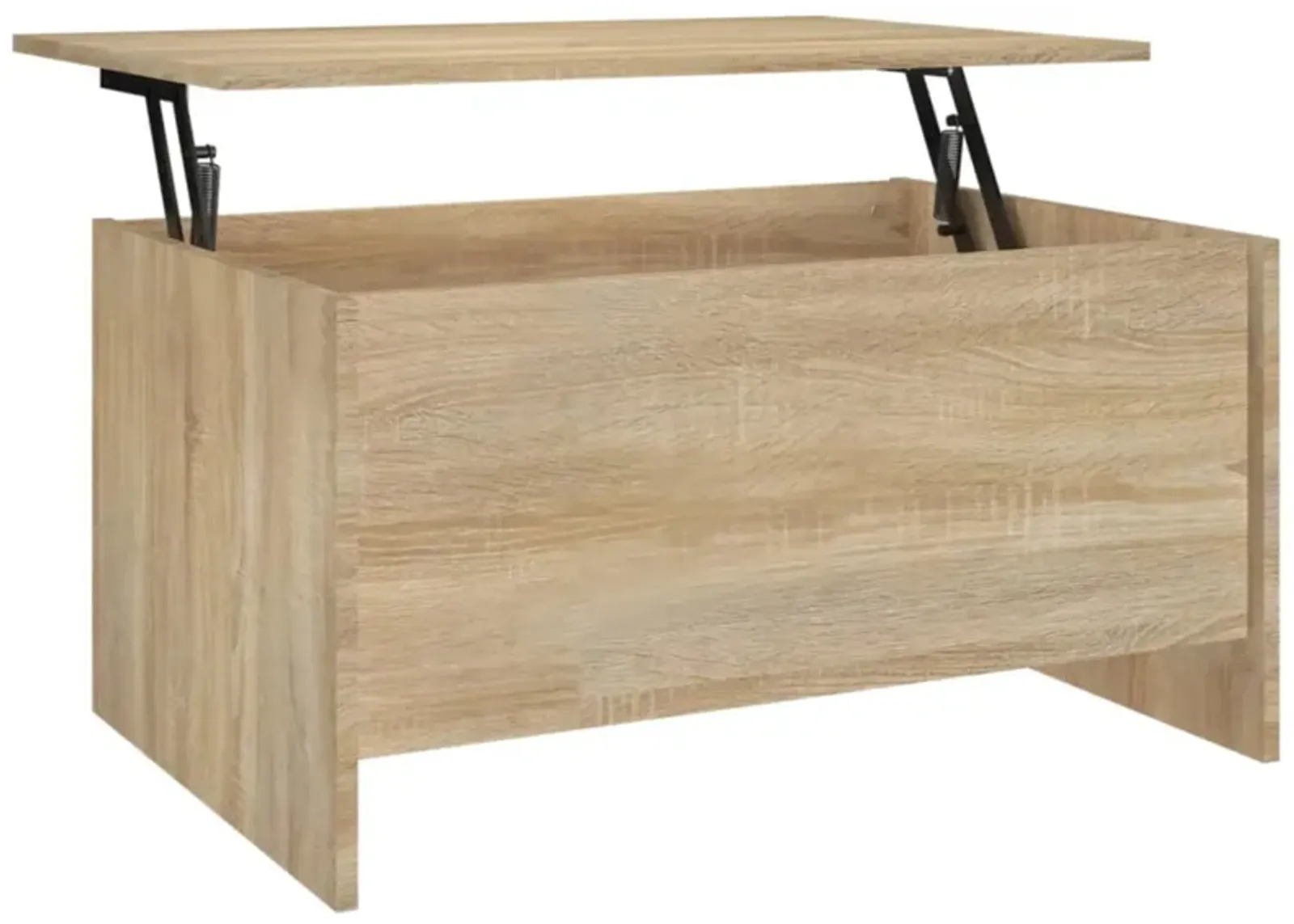 vidaXL Coffee Table Sonoma Oak 31.5"x21.9"x16.3" Engineered Wood