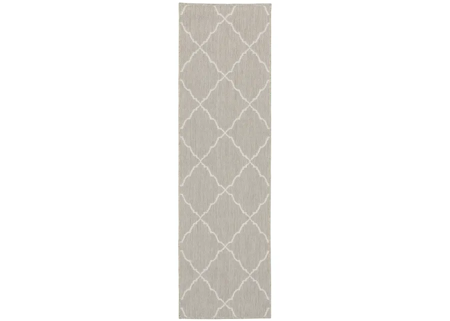 Portofino 1'10" x 7'3" Grey Rug