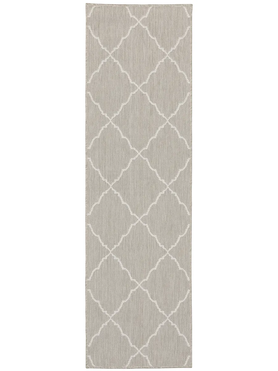 Portofino 1'10" x 7'3" Grey Rug