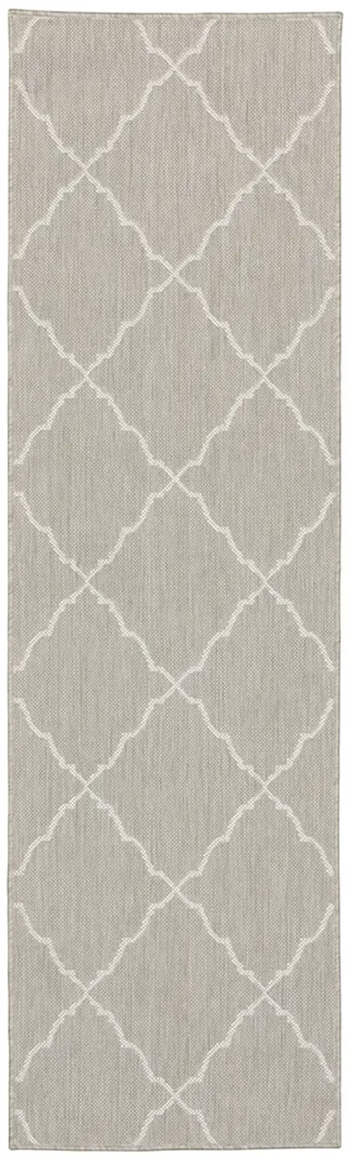 Portofino 1'10" x 7'3" Grey Rug