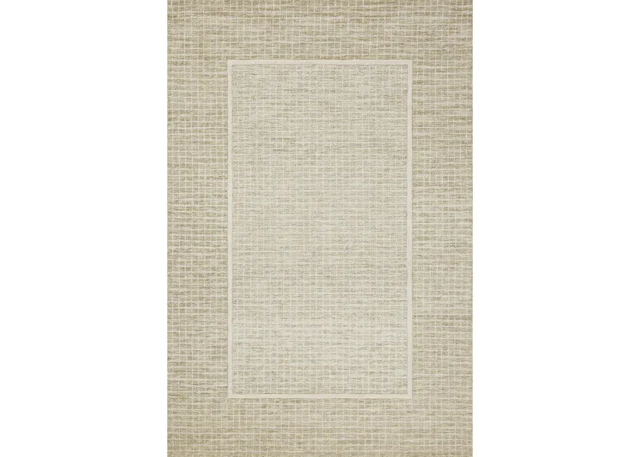 Briggs BRG-01 Wheat / Ivory 2''6" x 7''6" Rug by Chris Loves Julia