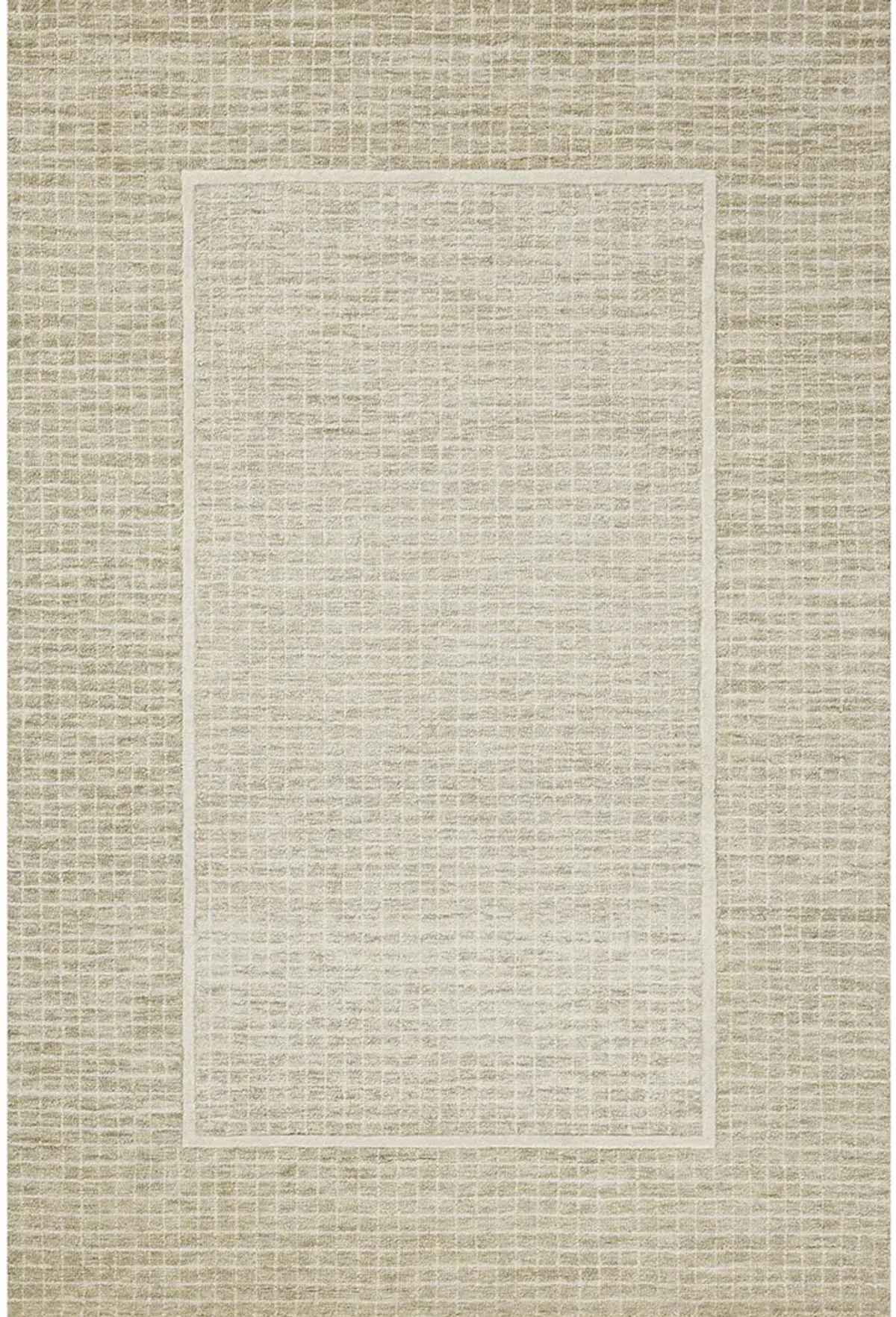 Briggs BRG-01 Wheat / Ivory 2''6" x 7''6" Rug by Chris Loves Julia