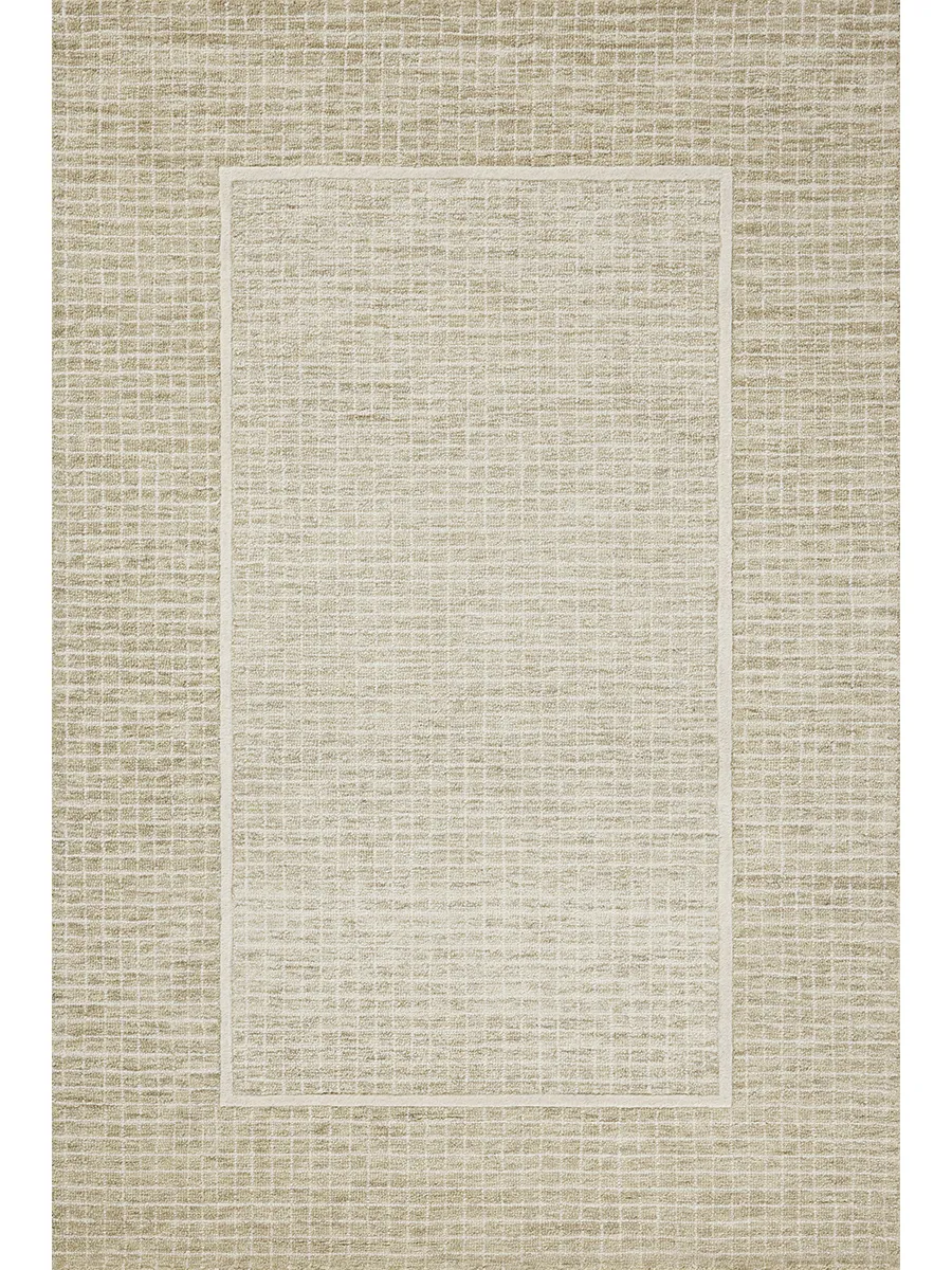 Briggs BRG-01 Wheat / Ivory 2''6" x 7''6" Rug by Chris Loves Julia