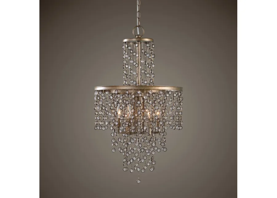 Uttermost Valka 6 Light Crystal Chandelier