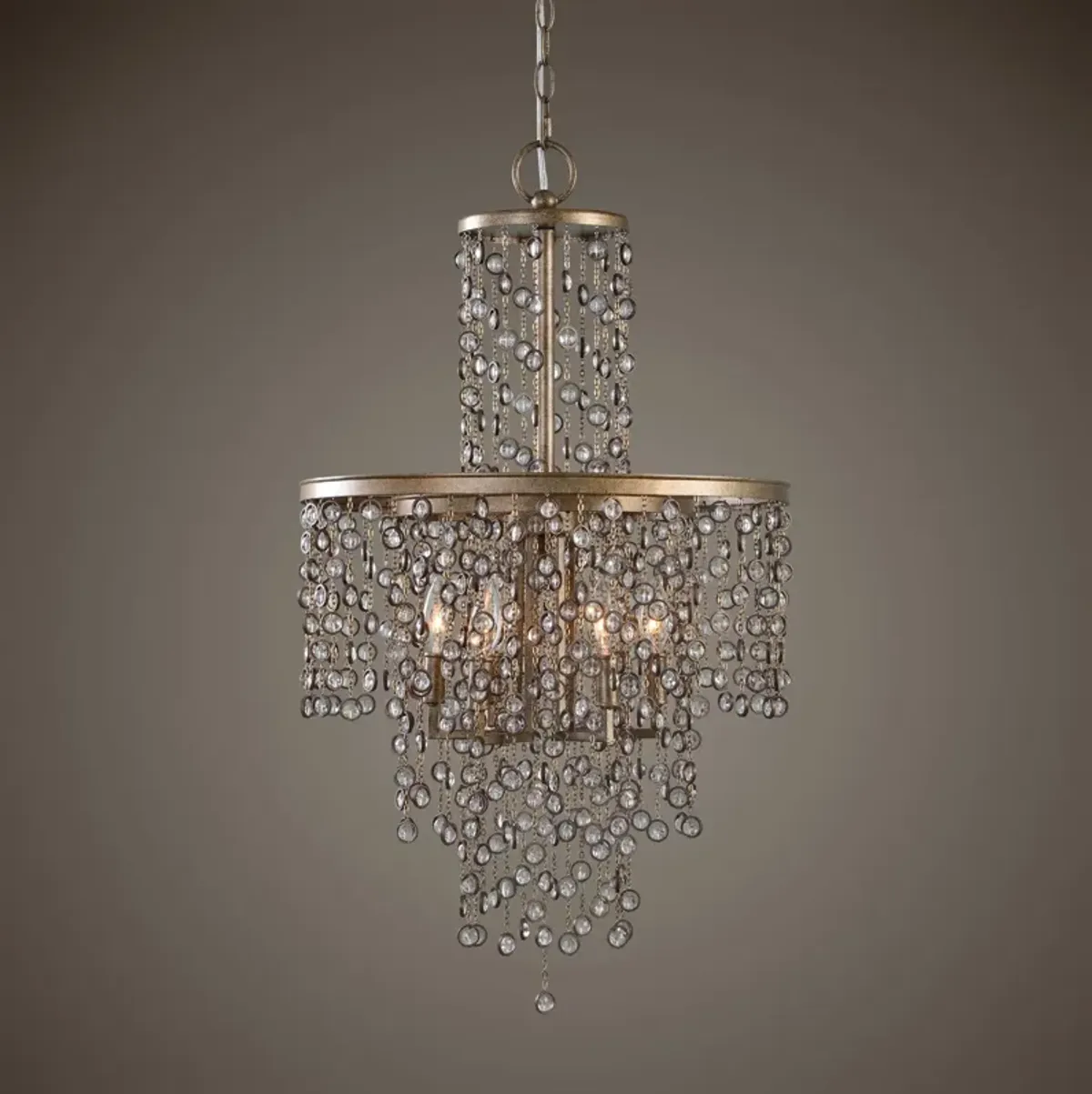 Uttermost Valka 6 Light Crystal Chandelier