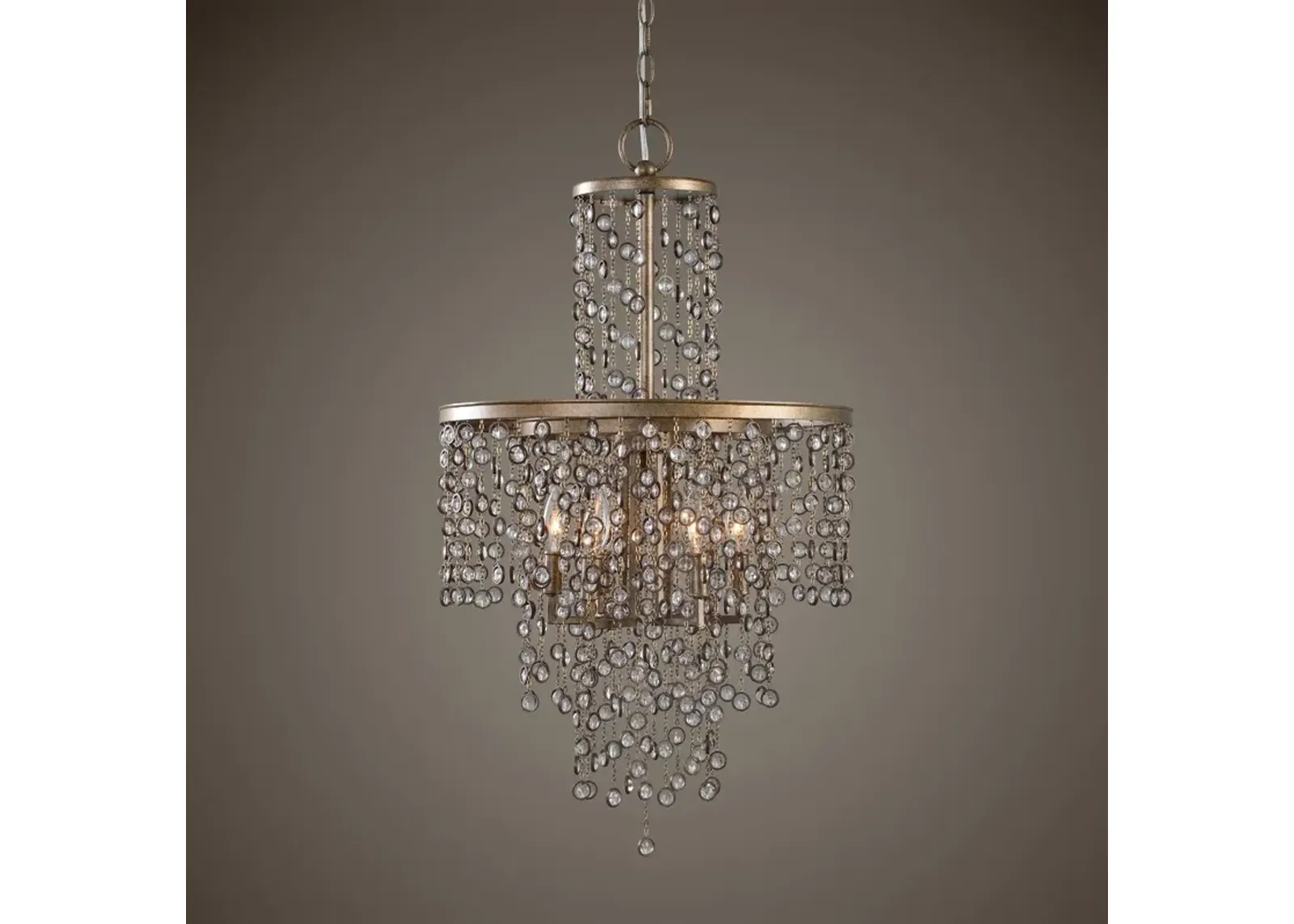 Uttermost Valka 6 Light Crystal Chandelier