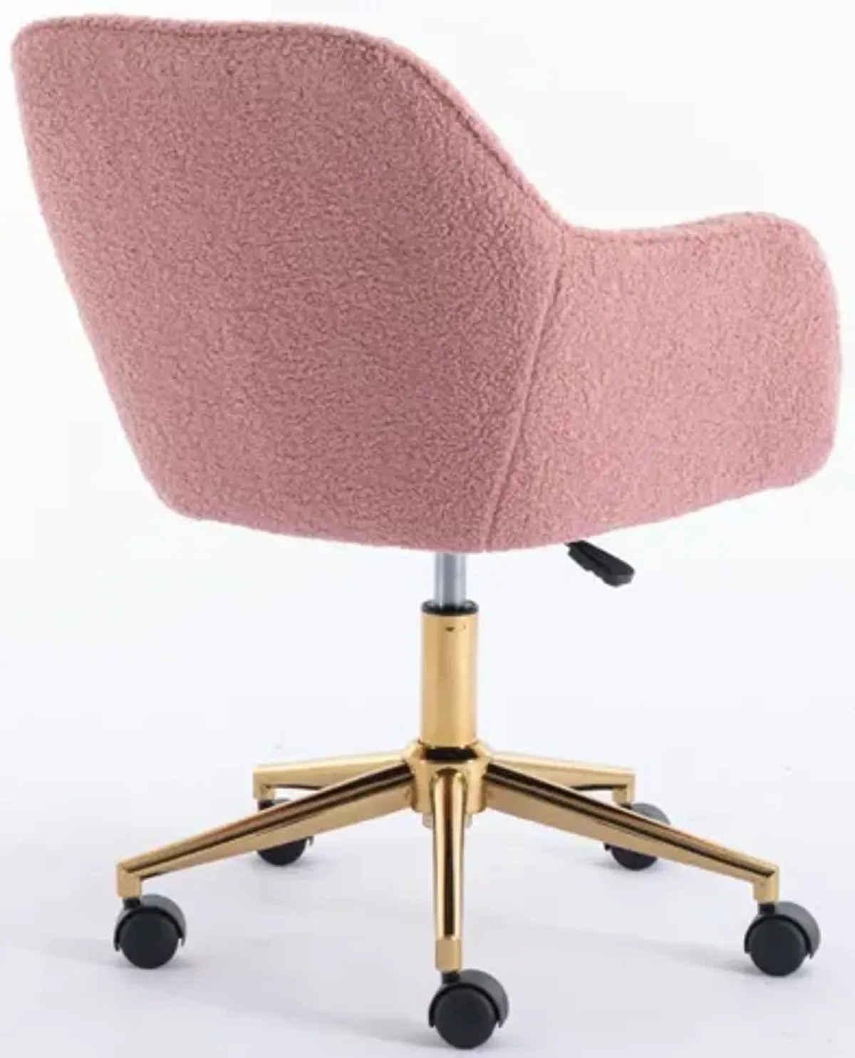 Modern Teddy Fabric Material Adjustable Height 360 Revolving Home Office Chair