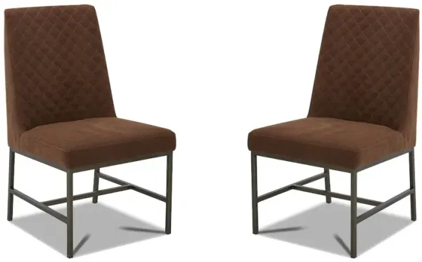 Parker House Furniture Diamond - Elise Rust Dining Chair Two Pack