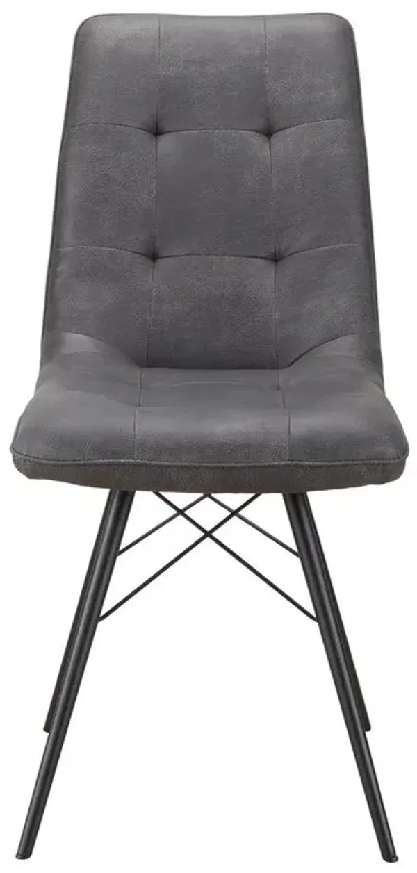 Modern Grey Dining Chairs - Morrison Collection (Set of Two), Belen Kox