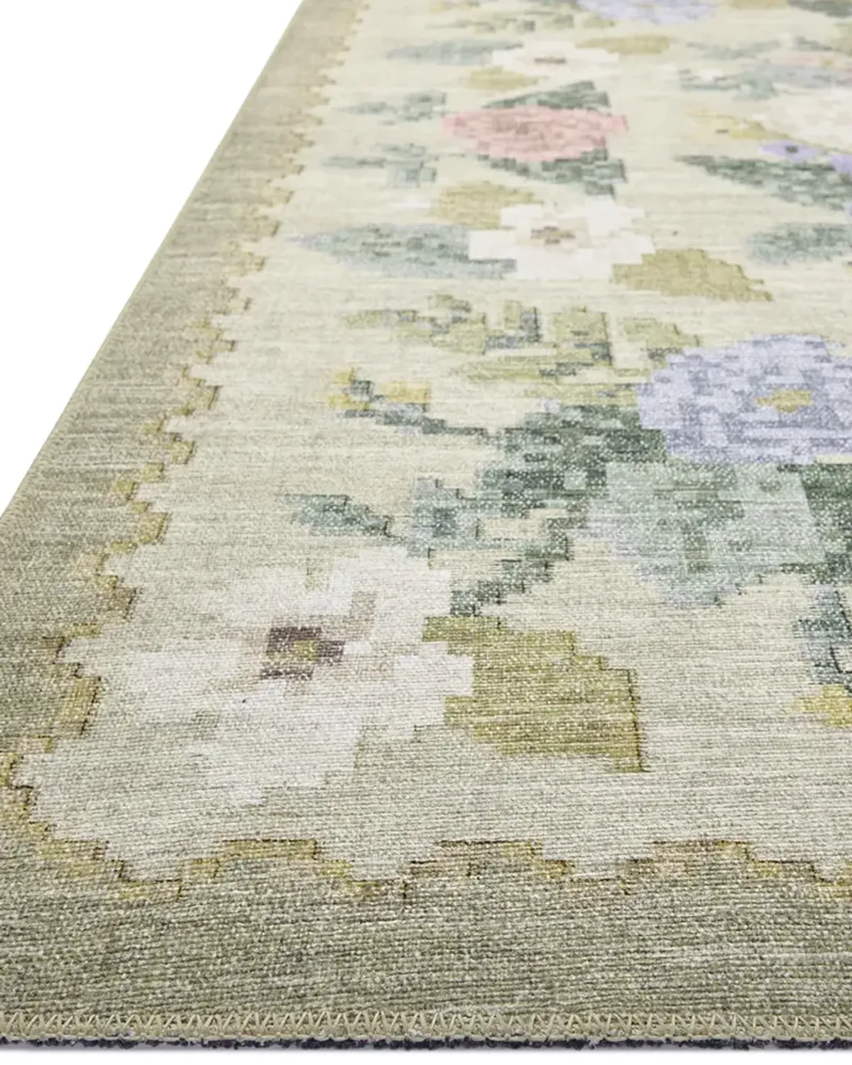 Rosa RSA-02 Cream 2''3" x 3''9" Rug by Rifle Paper Co.