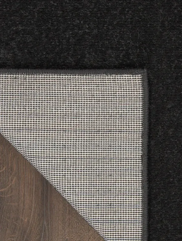 Nourison Essentials NRE01 Black 8' x 11' Rug