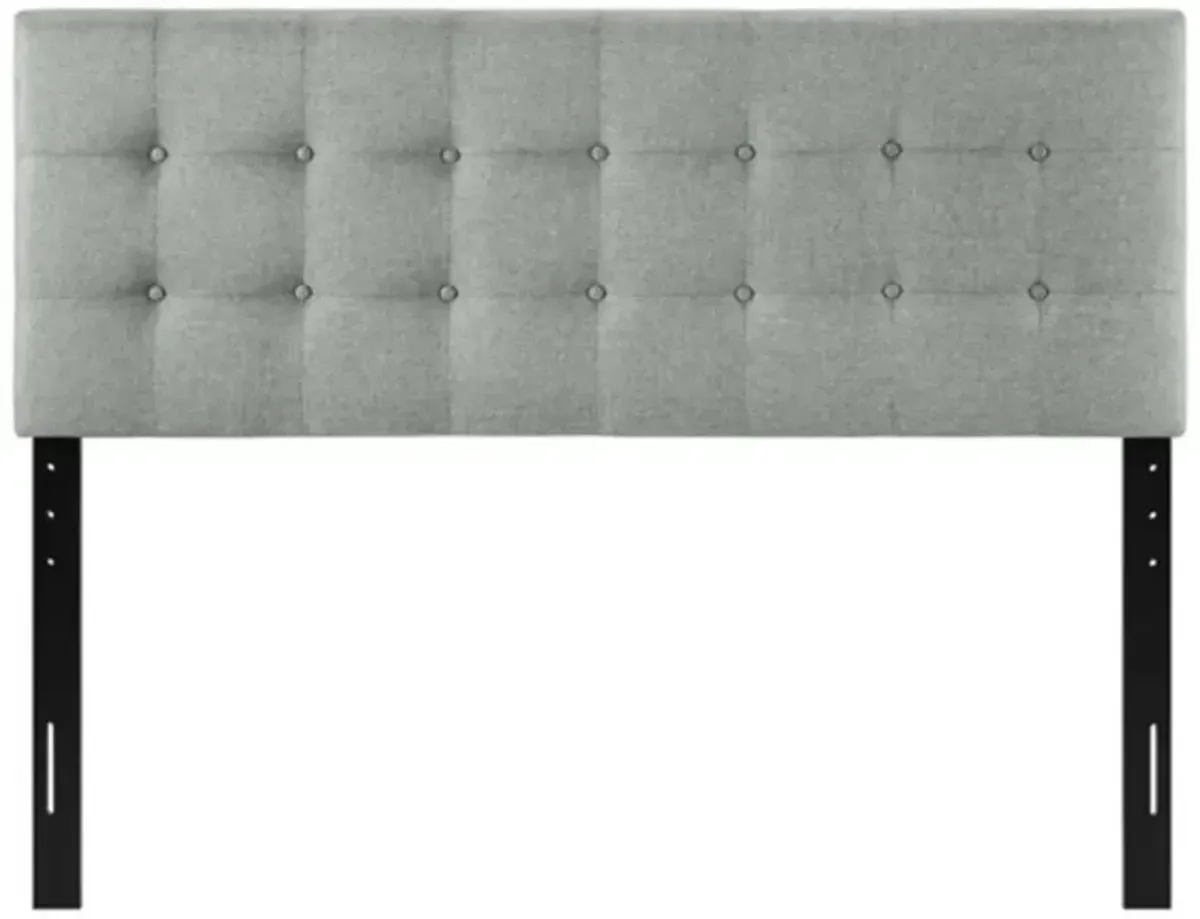 Fabric Button Tufted Upholstered Headboard with Adjustable Height