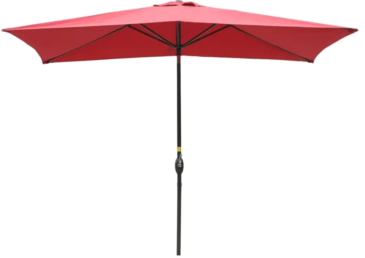 MONDAWE 10ft Rectangular Outdoor Patio Umbrella with Tilt and Crank