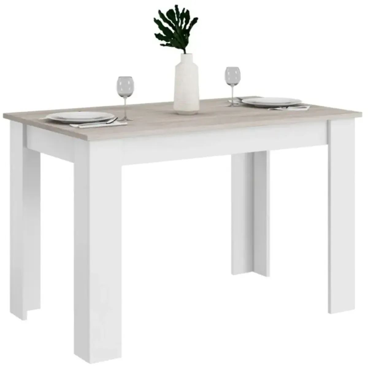 Hivvago 47 Inches Dining Table for Kitchen and Dining Room