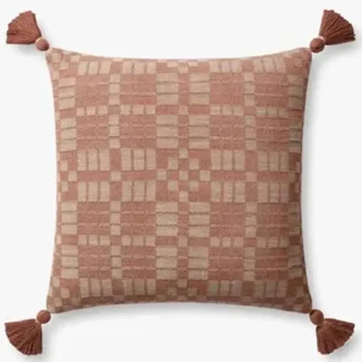 Ellery PCJ0017 Clay 18''x18'' Cover Only by Chris Loves Julia x Loloi