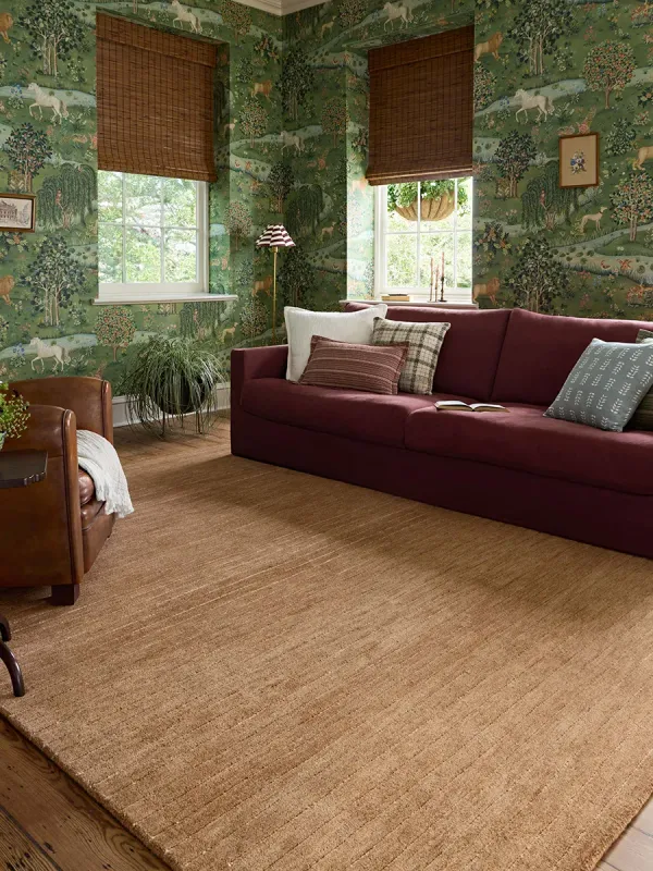 Henry Rust/Natural 2'6"x9'9" Runner Rug