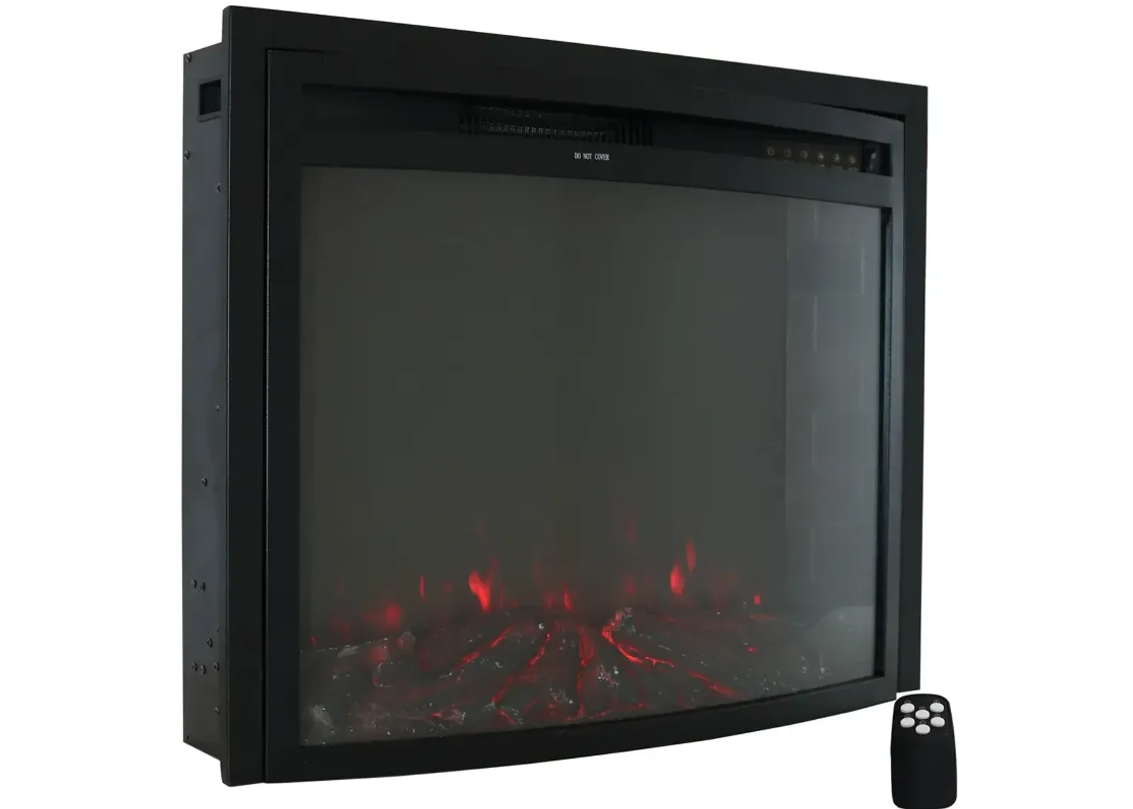 Sunnydaze 30 in Cozy Warmth Indoor Electric Fireplace Insert - Black