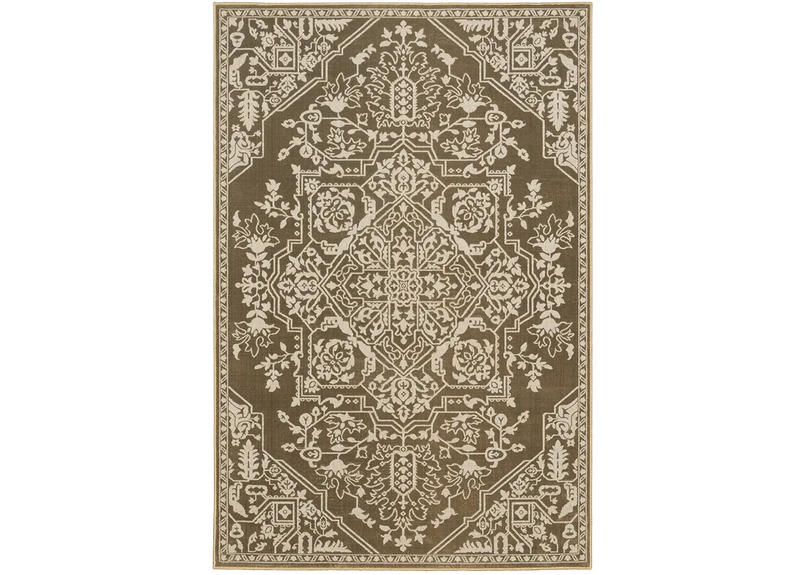 Intrigue 3'10" x 5'5" Gold Rug