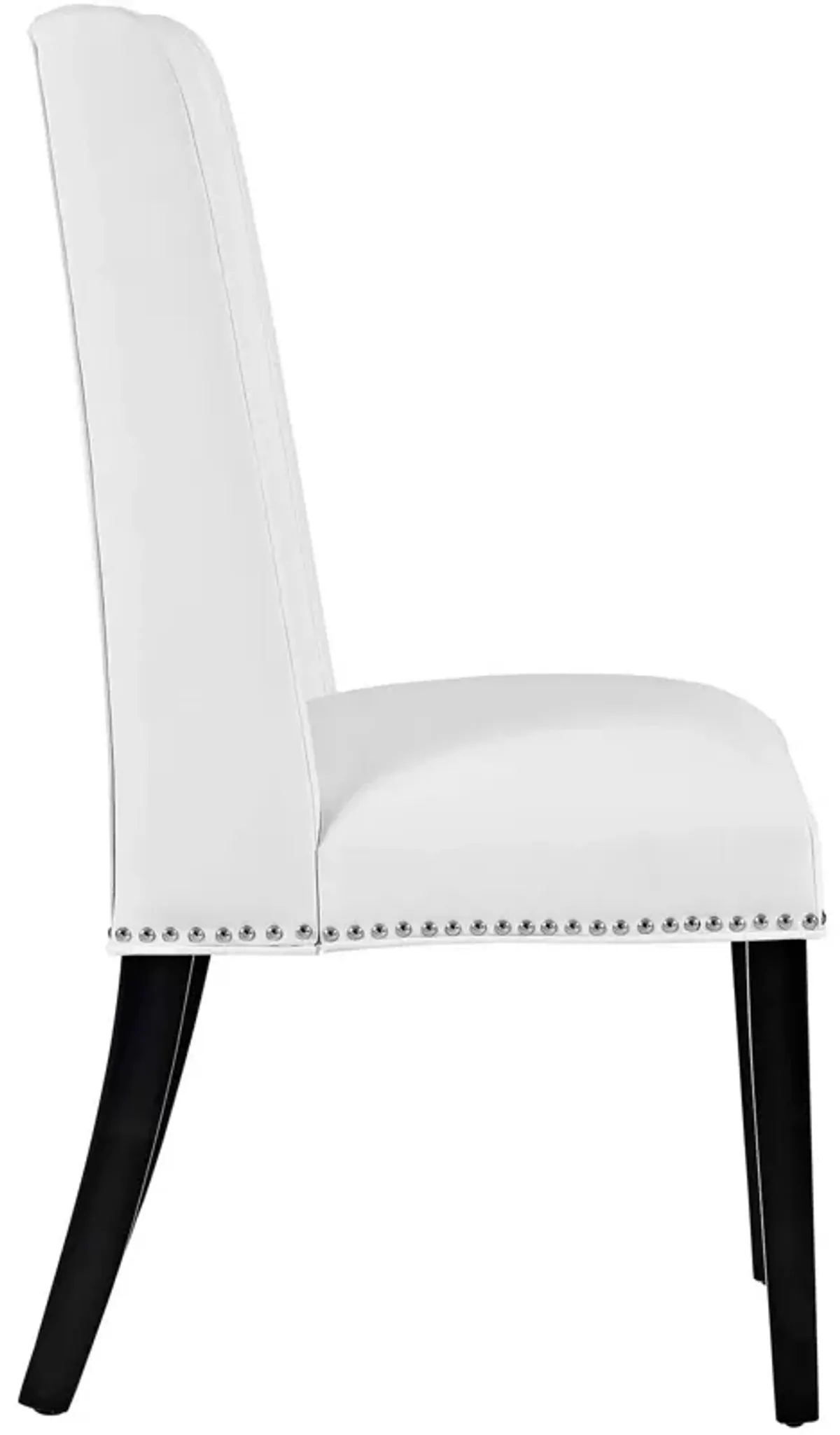 Baron Dining Chair Vinyl Set of 4-Benzara