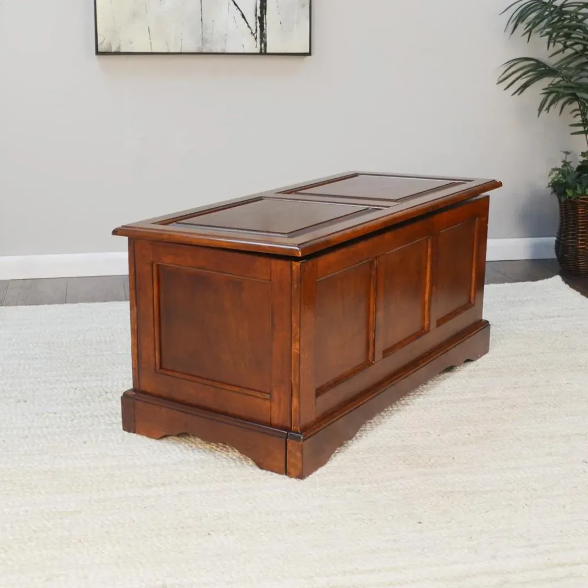 Carolina Living Camden Blanket Chest - Chestnut