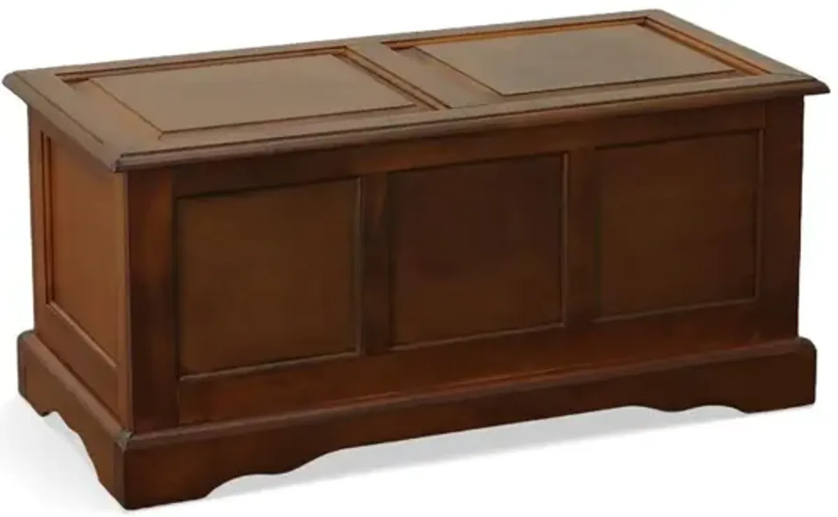 Carolina Living Camden Blanket Chest - Chestnut