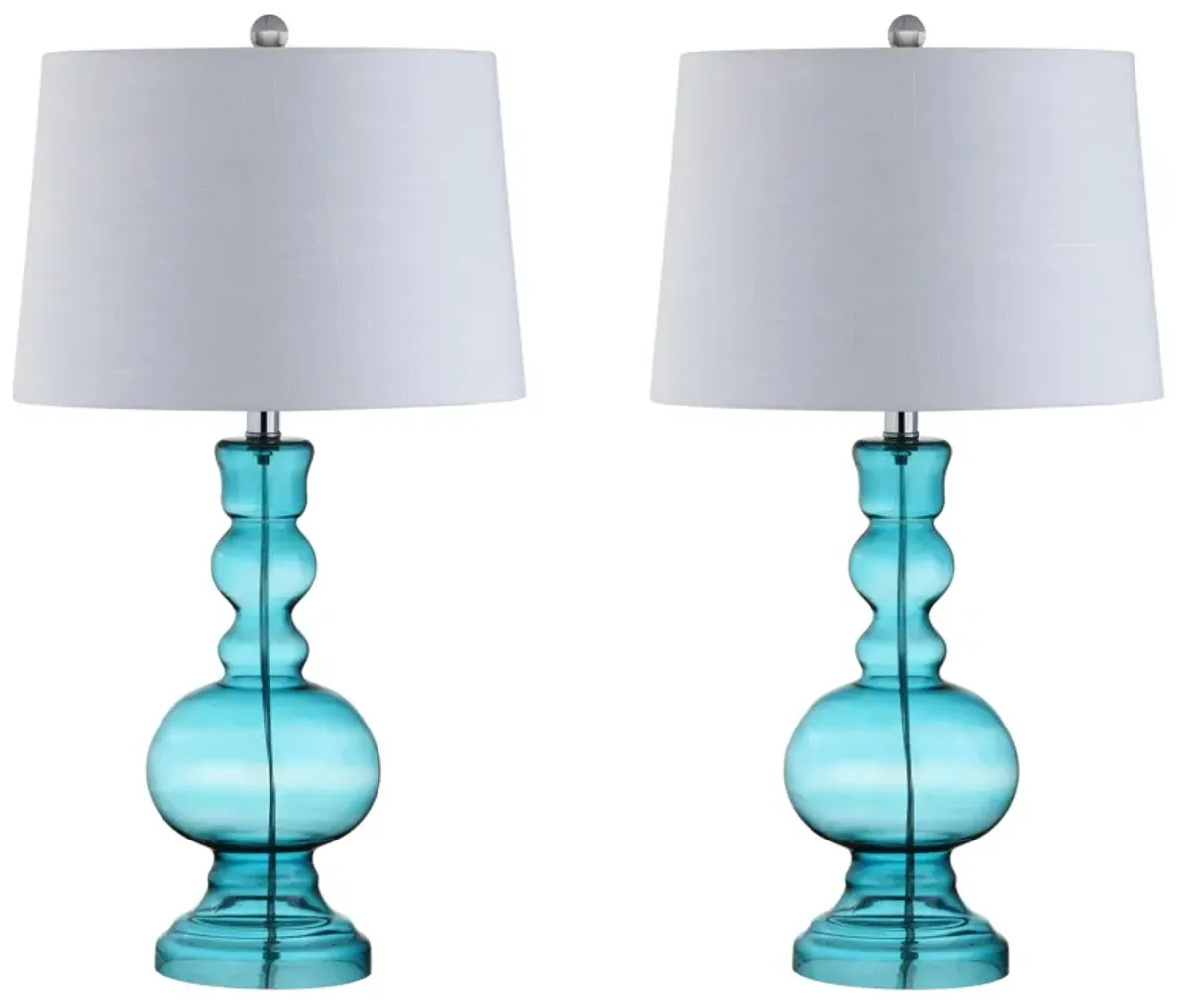 Genie Glass LED Table Lamp (Set of 2)