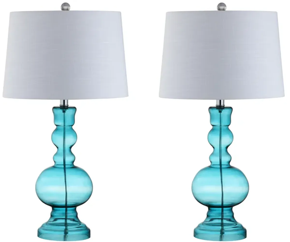 Genie Glass LED Table Lamp (Set of 2)