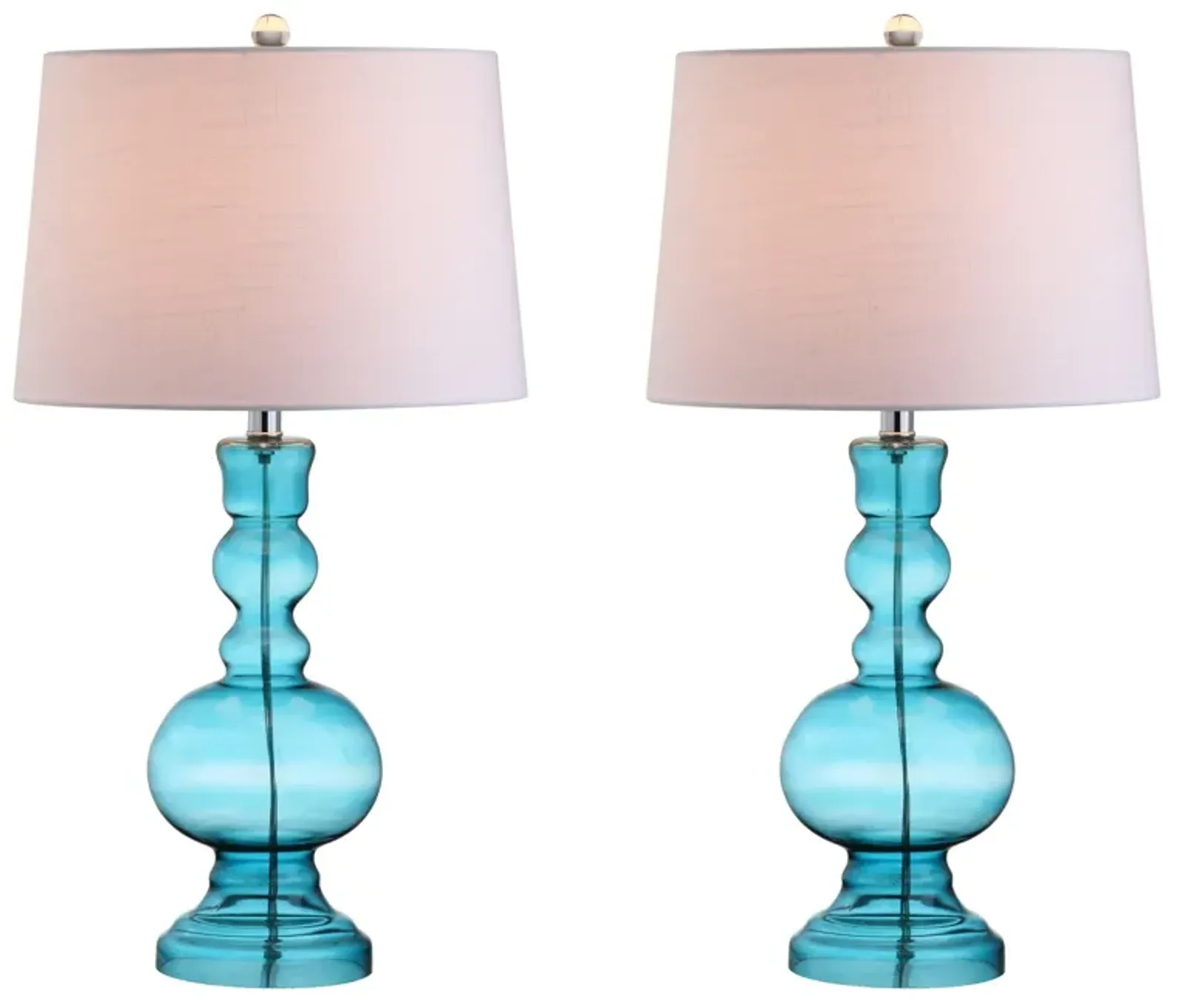 Genie Glass LED Table Lamp (Set of 2)