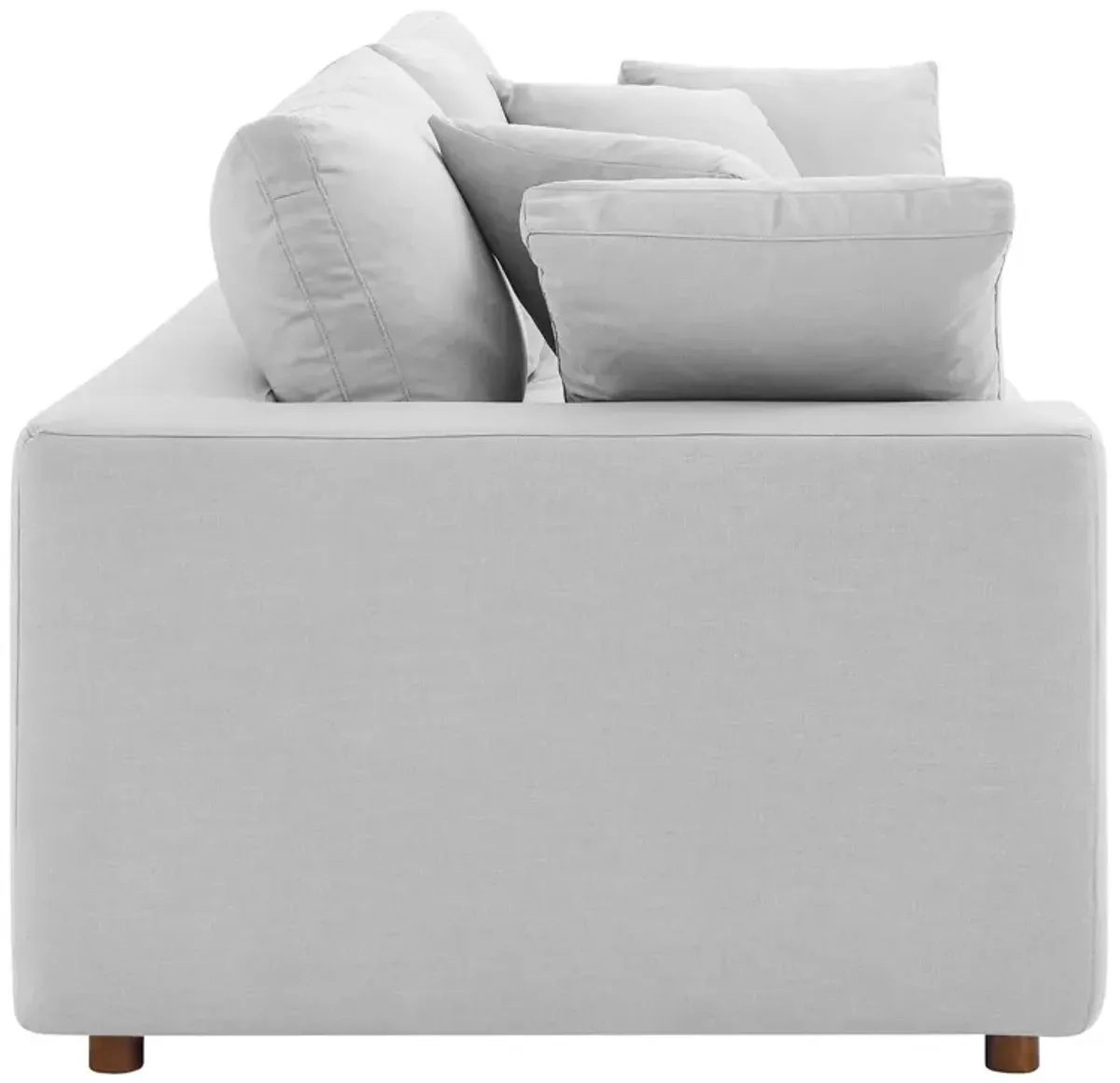 Modway Commix Sofas, Light Gray