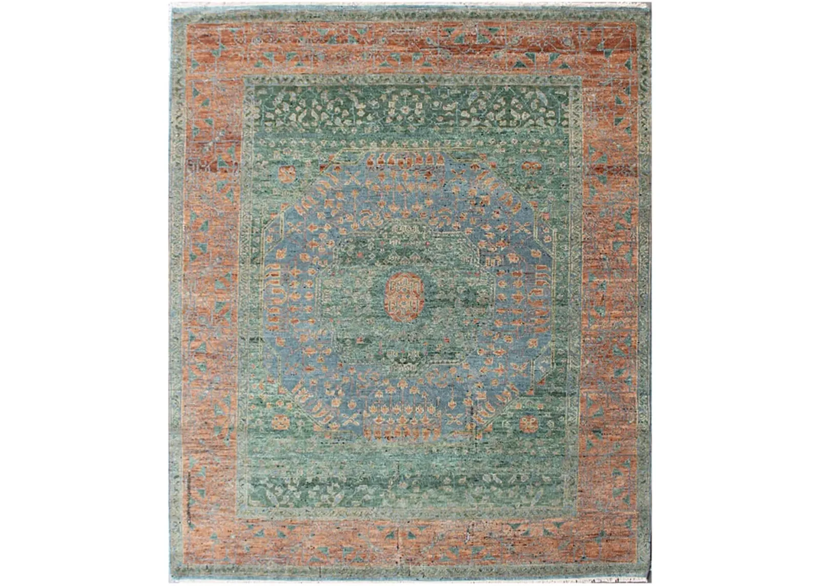 Polaris POL42535 Green 9" x 12" Rug