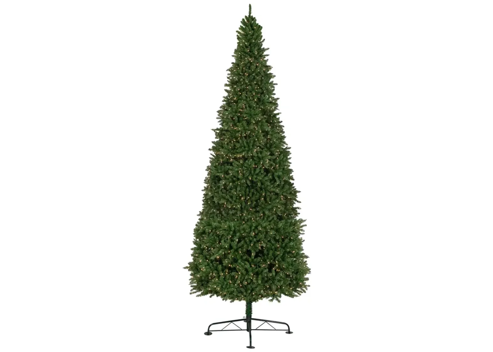 15' Pre-Lit Genoa Fraser Fir Slim Artificial Christmas Tree  Clear Lights