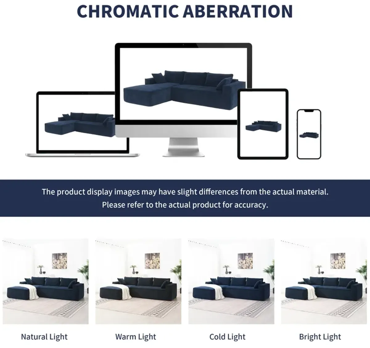 Minimalist Style Modular Sectional Sofa