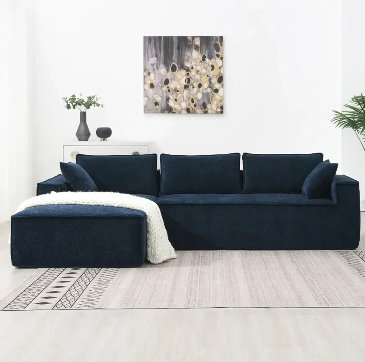 Minimalist Style Modular Sectional Sofa