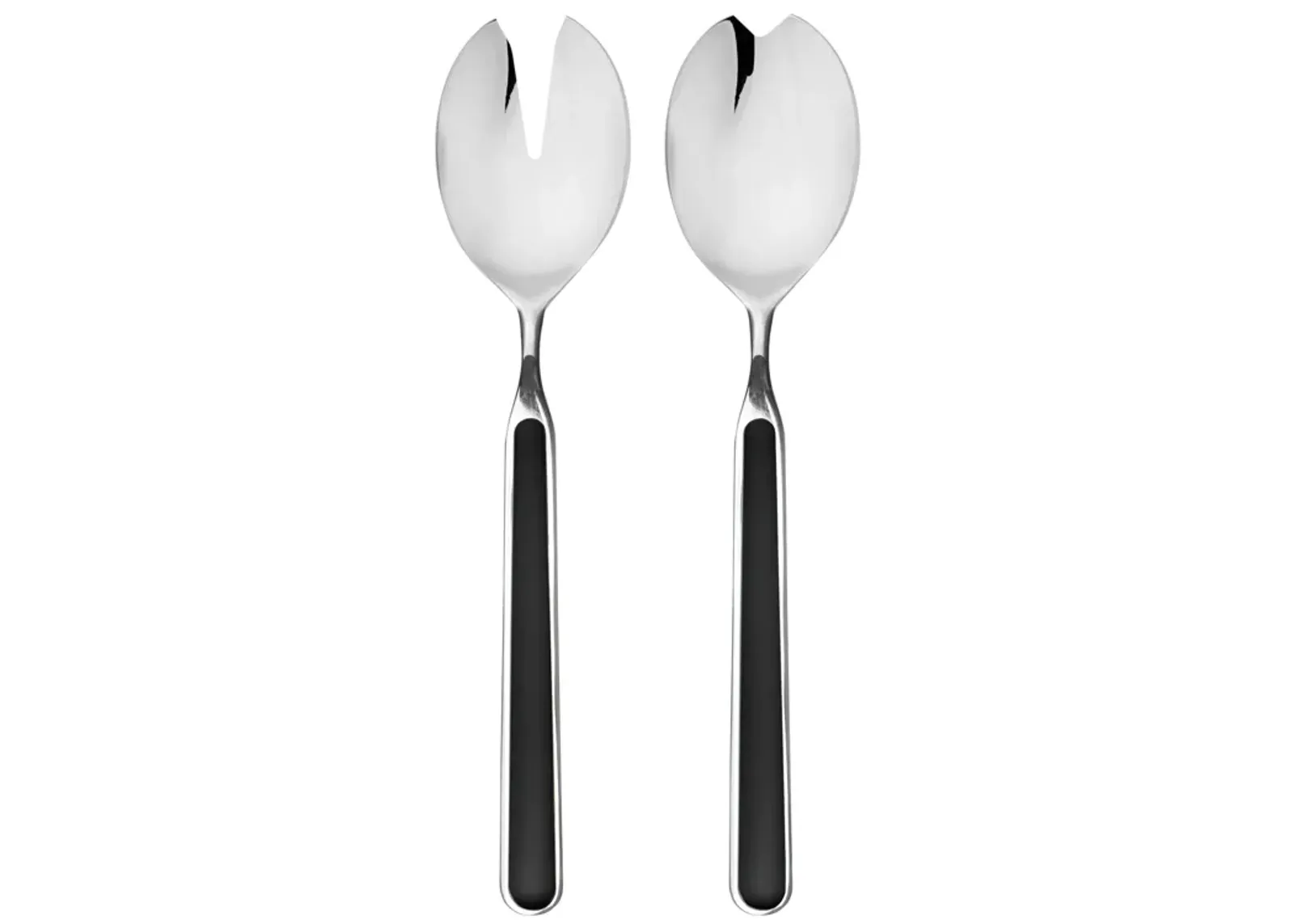 Fantasia 2-Piece Salad Serving Set in Black