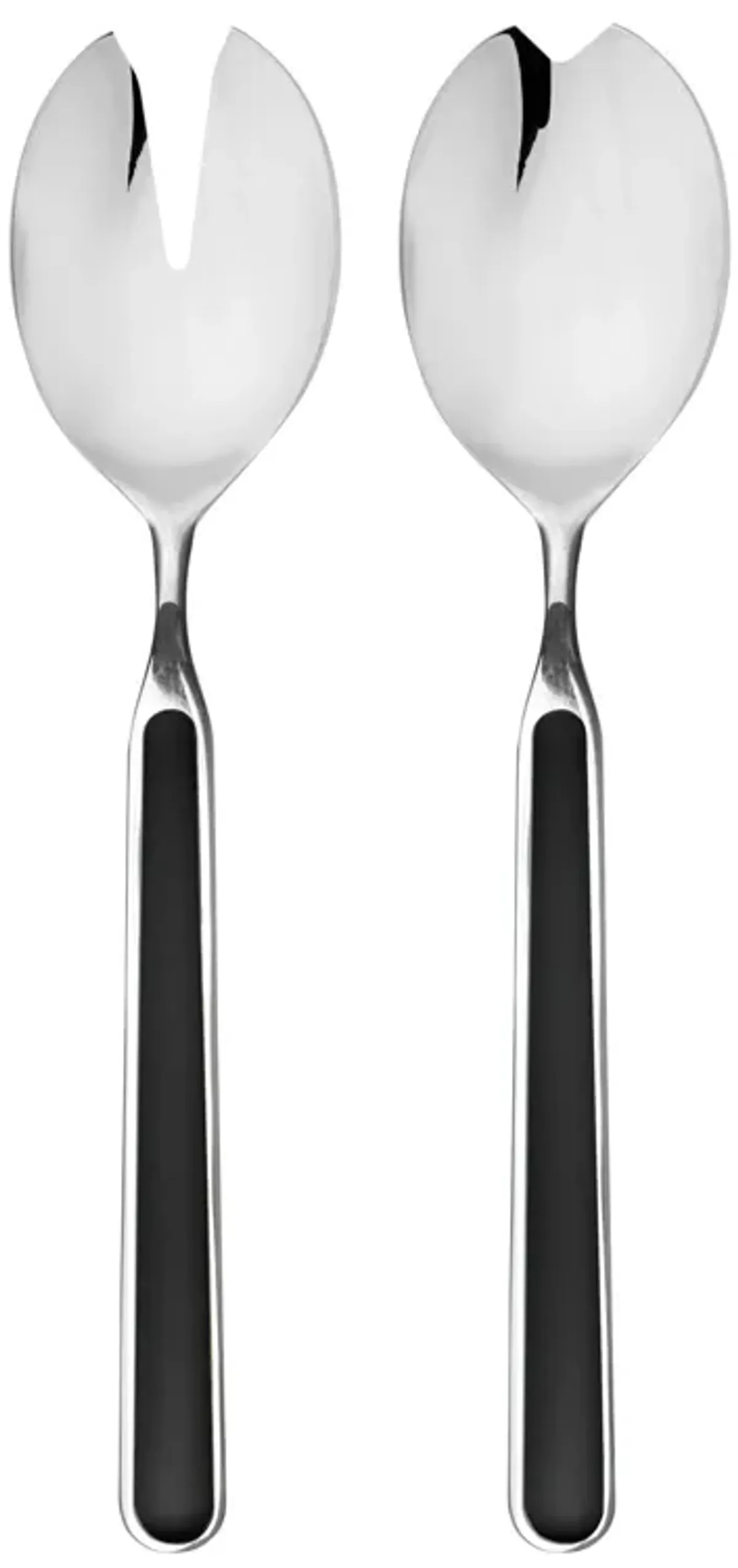 Fantasia 2-Piece Salad Serving Set in Black