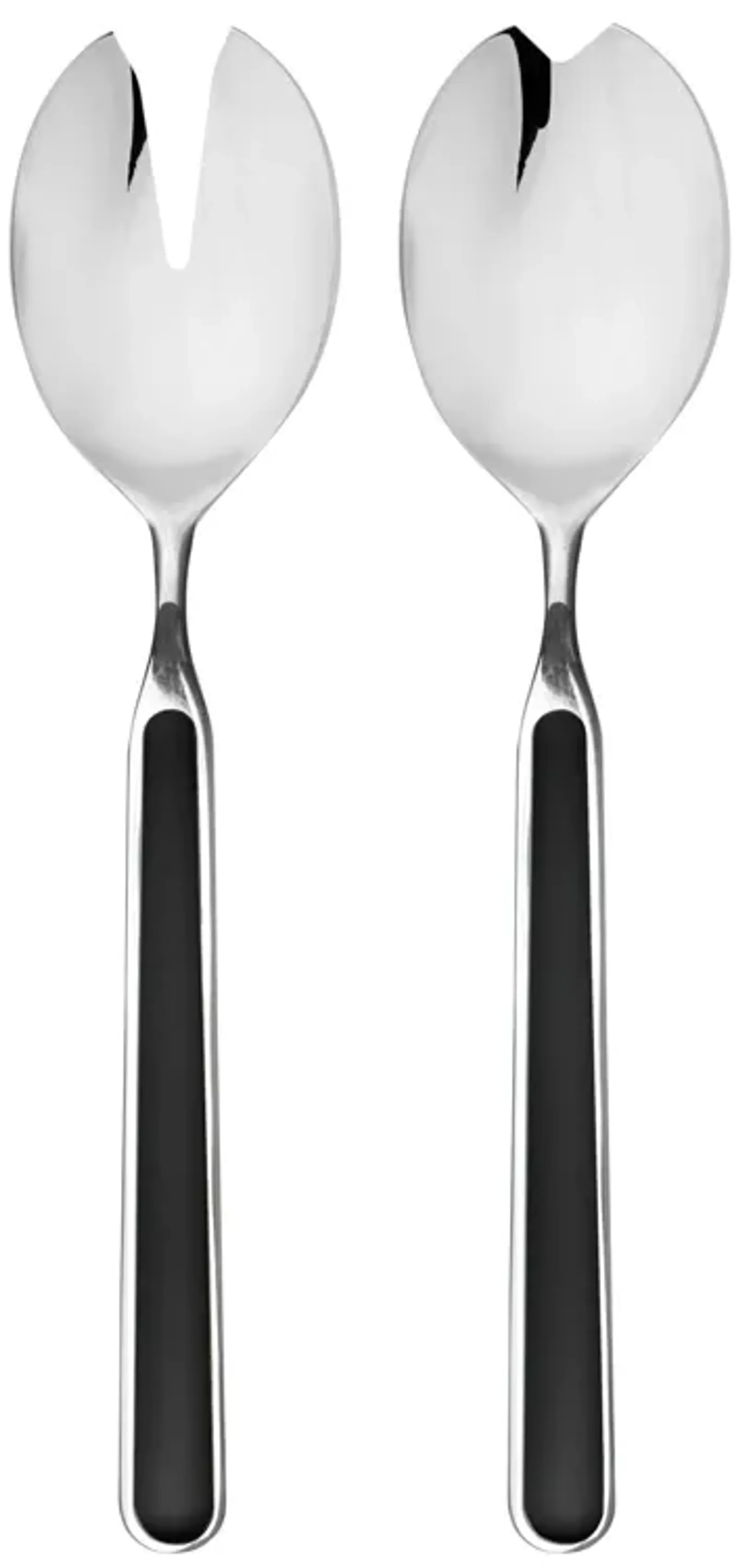 Fantasia 2-Piece Salad Serving Set in Black