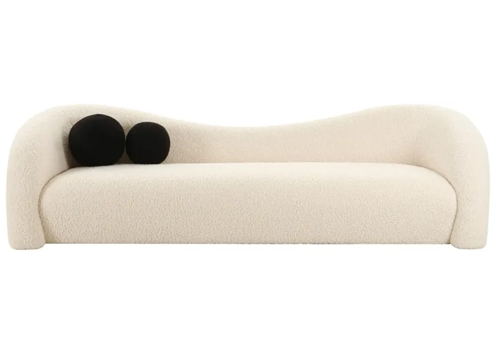 Leonie Faux Shearling Sofa