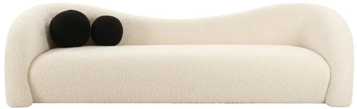 Leonie Faux Shearling Sofa