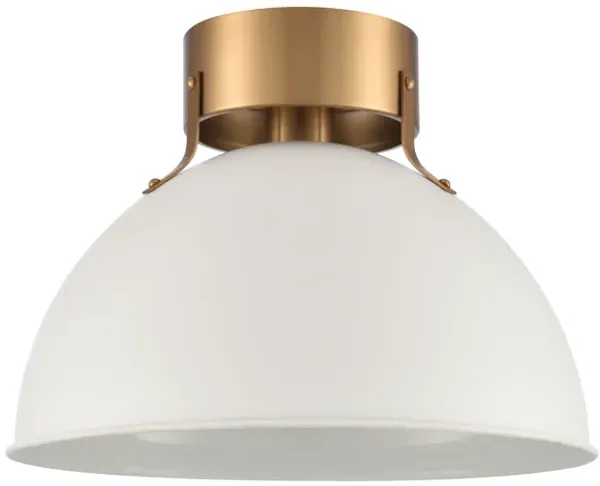 Zayne Semi Flush Mount in White