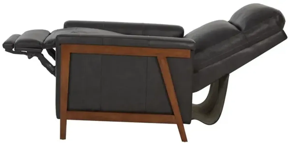 Barcalounger 7-1179 Lewiston Push Thru The Arms Recliner, Charcoal