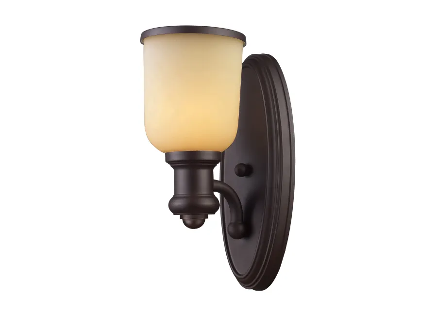 Brooksdale 13'' High 1-Light Bronze Sconce